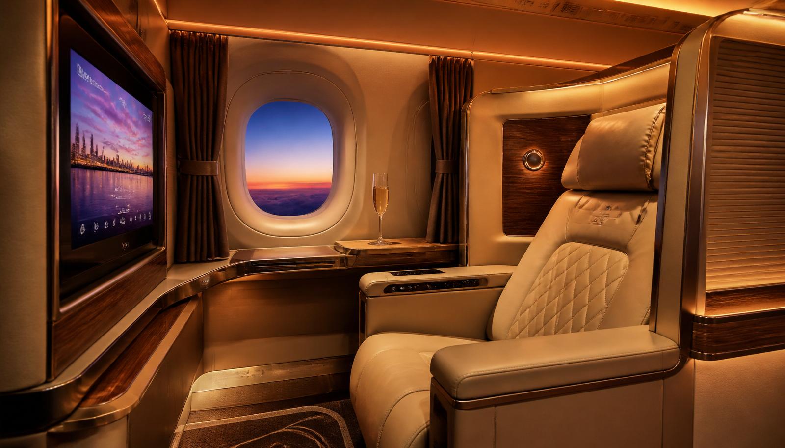 Luxury business class cabin
